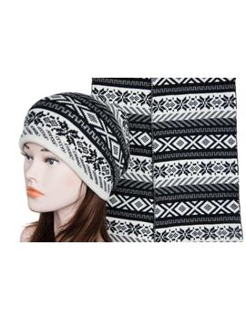 Комплект женский Tranini 0042 ART-8215K  берет+шарф