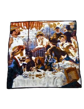 Платок картина Tranini из шелка 1076 PLATOK 3