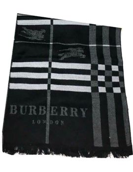 Шарф мужской  Burberry черный 1-0001