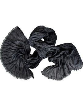 Мужской жатый шарф Tranini 0378 PAL 2 из хлопка с вискозой