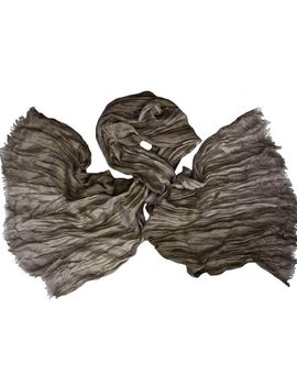 Мужской жатый шарф Tranini 0477 PAL 2 из хлопка с вискозой