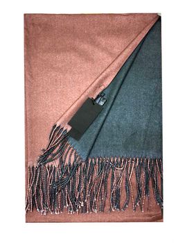 Палантин Cashmere розово-серый, 8006