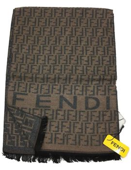 Шарф Fendi 60014 коричневый