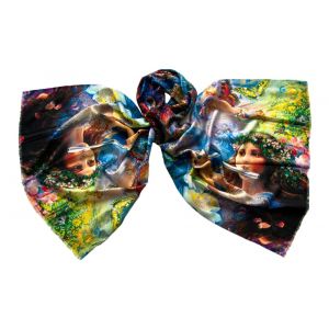 Палантин Tranini из шёлка и шерсти 0201