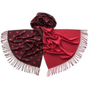 Палантин Tranini шерстяной красный  0426 PAL 13