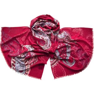 Палантин Tranini темно-красный 1876 PAL 8