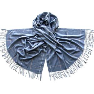 Палантин Tranini шерстяной голубой 0478 PAL 13