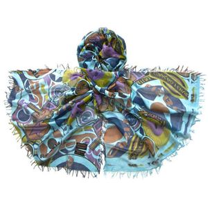 Палантин Tranini из микромодала    разноцветный 5401 PAL 4