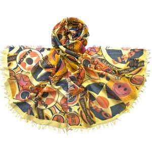 Палантин Tranini из микромодала    разноцветный  5410 PAL 4