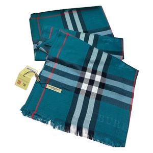 Палантин Burberry В0009 морская волна