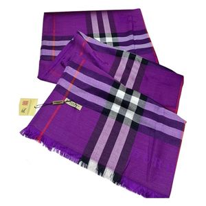 Палантин Burberry В0010 фиолетовый