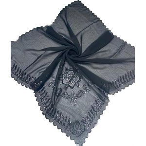 Платок в церковь  черный 270128