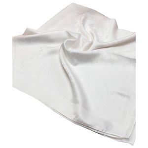 Шелковый брендовый платок 1802210 белый