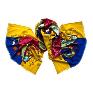 Палантин шерсть премиум Tranini 0576 PAL 9