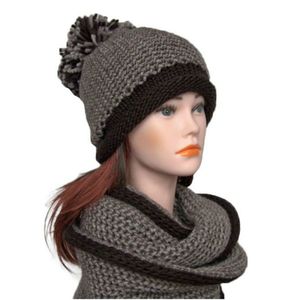 Комплект молодежный Tranini шапка и снуд 5076