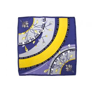 Платок женский Tranini из шёлка голубой 0078 PLATOK 16