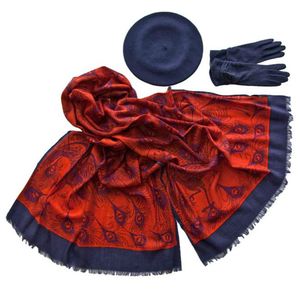 Комплект (берет, палантин, перчатки) Tranini 49001