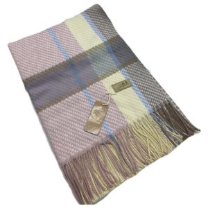 Палантин женский Cashmere  розово-серый 181121