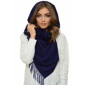Палантин женский Cashmere  синий 211105