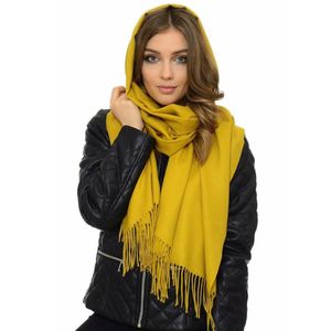 Палантин женский Cashmere  желтый 211108