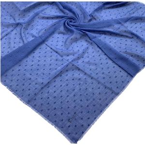 Платок женский хлопковый   VERTU голубой 290107
