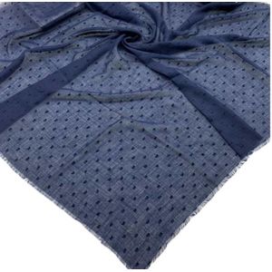 Платок женский хлопковый   VERTU  синий 290100