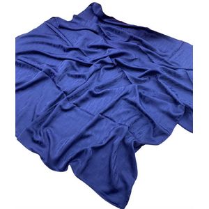 Шелковый платок HERMES синий 100102