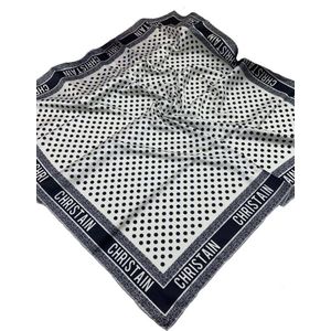 Платок шёлковый Dior 120416 белый