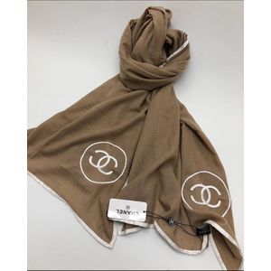 Палантин  женский CHANEL бежевый 281203