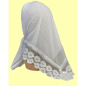 Платок в церковь  белый 050223