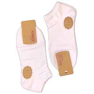 Носки женские короткие 2 пары белые OSKO А1681/3