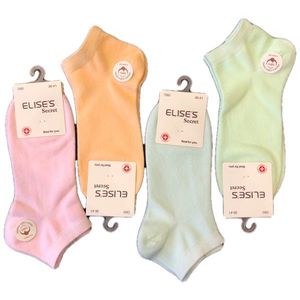 Носки  женские короткие светлые ELISES D60-1
