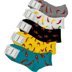 Носки средней длины яркие 5 пар  TURKAN T0001