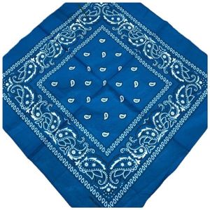 Бандана из хлопка синий 140504