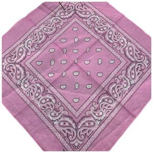 Бандана из хлопка розовая 140506