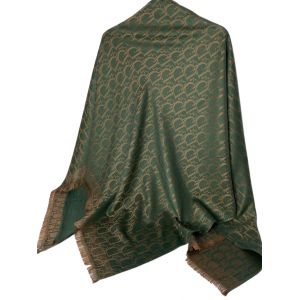 Женский платок Dior  зеленый  310502