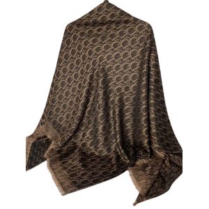 Женский платок Dior  коричневый 310505