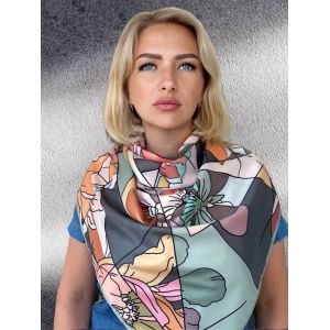 Шелковый платок TORIOLLI оливковый 140820