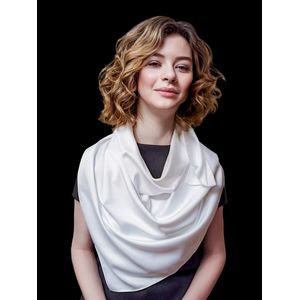 Шелковый платок Dulanna белый 260121