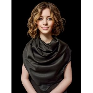 Шелковый платок Dulanna черный 260122