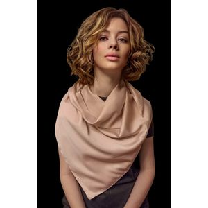 Шелковый платок Dulanna пудровый 260123