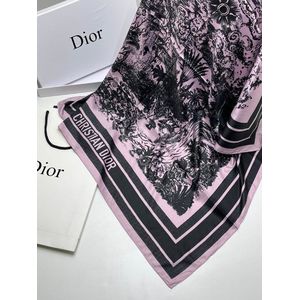 Платок шёлковый Dior 11211 сиреневый