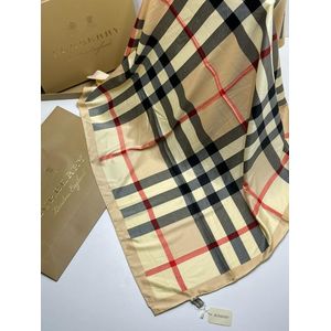 Шелковый платок Burberry 21214 бежевый