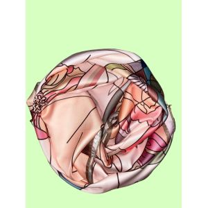 Шелковый платок TORIOLLI персиковый 140822