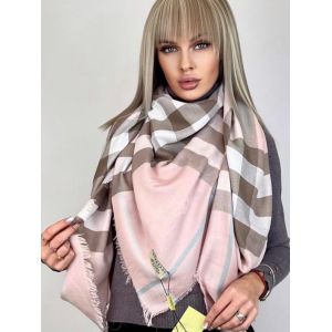 Платок шаль Burberry розовый 040924