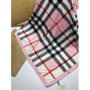 Шелковый платок Burberry 21215 розовый