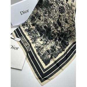 Платок шёлковый Dior 11214 бежевый