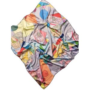 Шелковый платок TORIOLLI серый 021124