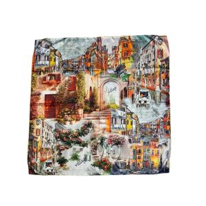 Шелковый платок TORIOLLI желтый оранжевый 20022504