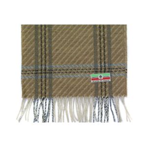 Шарф мужской кашемир Tranini 30684 коричнево-бежевый